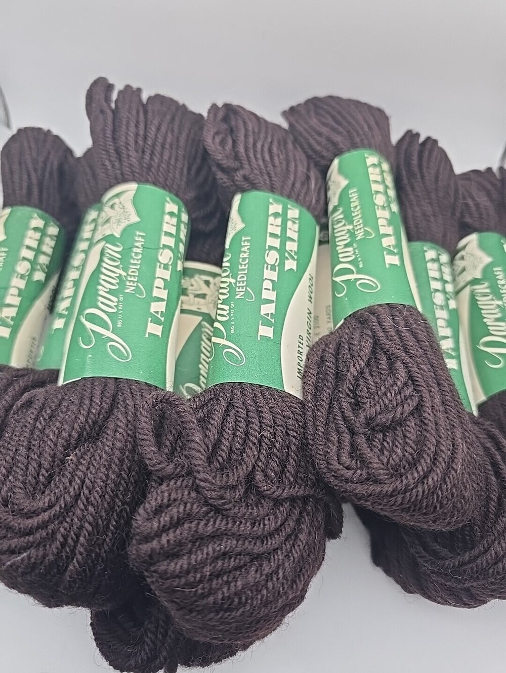 Vth Paragon Needlecraft Tapestry Yarn 100% Virgin Wool Color 927 Dye Lot Of 9